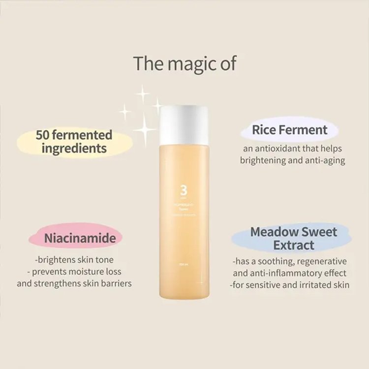 Numbuzin No. 3 Super Glowing Essence Toner تونر النضارة والاشراقه الخارق
