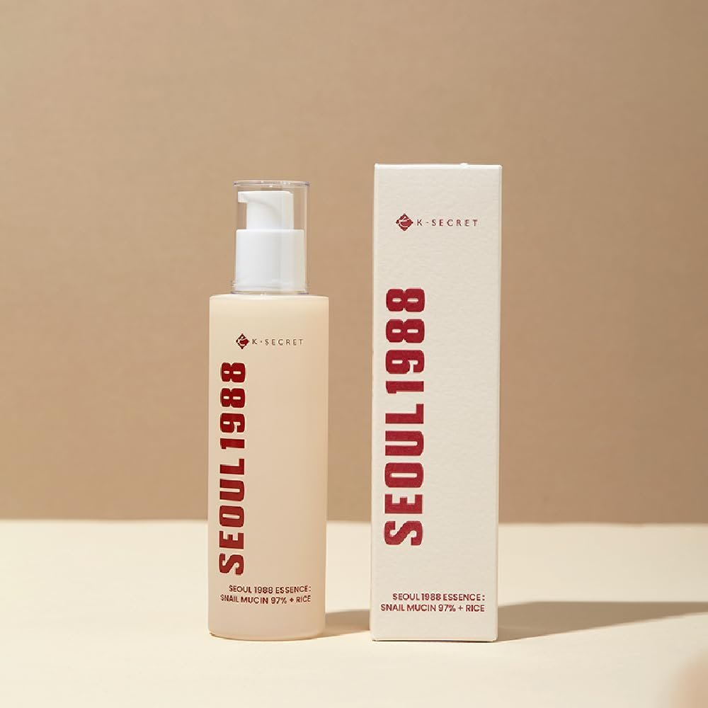 K-SECRET SEOUL 1988 Essence : Snail Mucin 97% + Rice موسين الحلزون 97% + أرز من كيه سيكريت