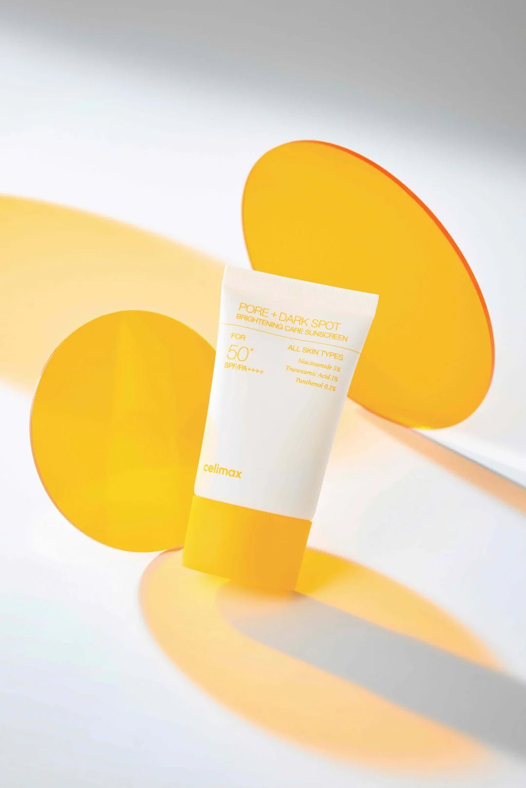 Celimax Pore + Dark Spot Brightening Care Sunscreen SPF50+ PA++++ واقي شمس كوري لتفتيح التصبغات