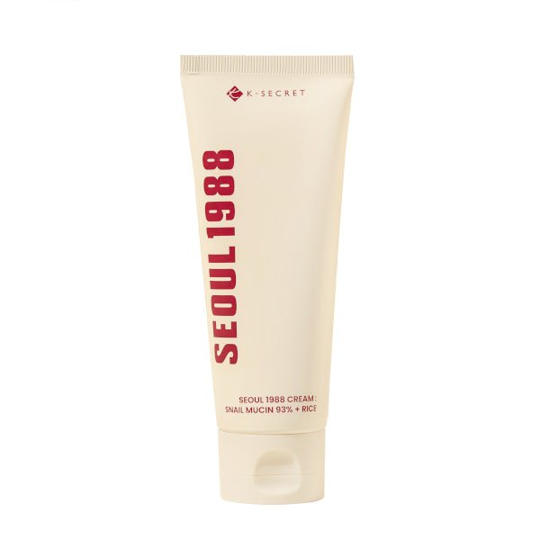 KSECRET SEOUL 1988 Cream : Snail Mucin 93% + Rice 100ml  ك-سيكريت كريم سيول 1988: مخاط الحلزون 93% + الأرز 100 مل