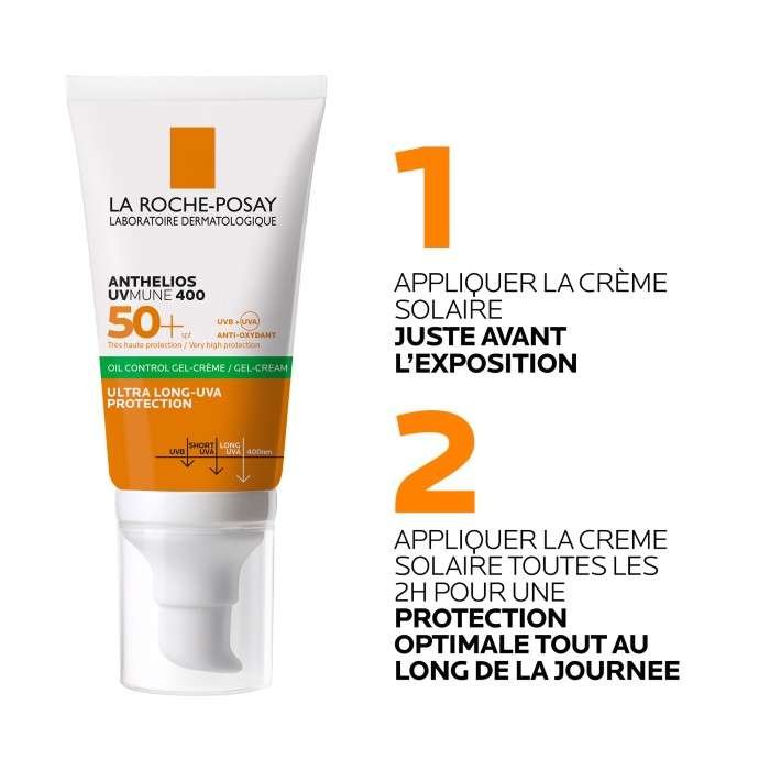 LA ROCHE POSAY ANTHELIOS UVMUNE 400 OIL CONTROL CREAM SPF50+ 50 ML