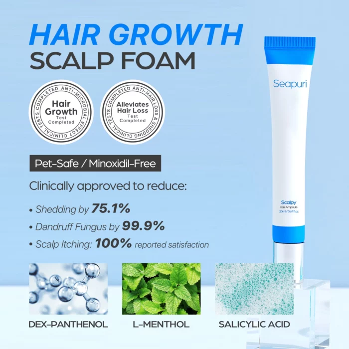 Seapuri Scalpy Hair Serum for Scalp Health & Hair Growth 20 ML