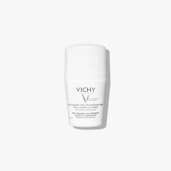VICHY DÉODORANTS DÉODORANT ANTI-TRANSPIRANT 48H – PEAUX SENSIBLES – ROLL-ON