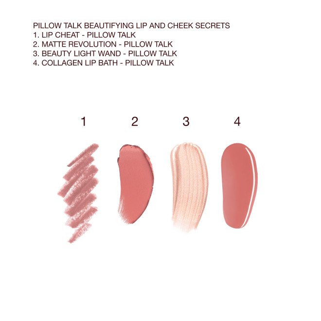 Charlotte Tilbury Pillow Talk Beautifying Lip And Cheek Secrets مجموعة بيلو توك أسرار تجميل الشفاه والخدود من شارلوت تيلبوري