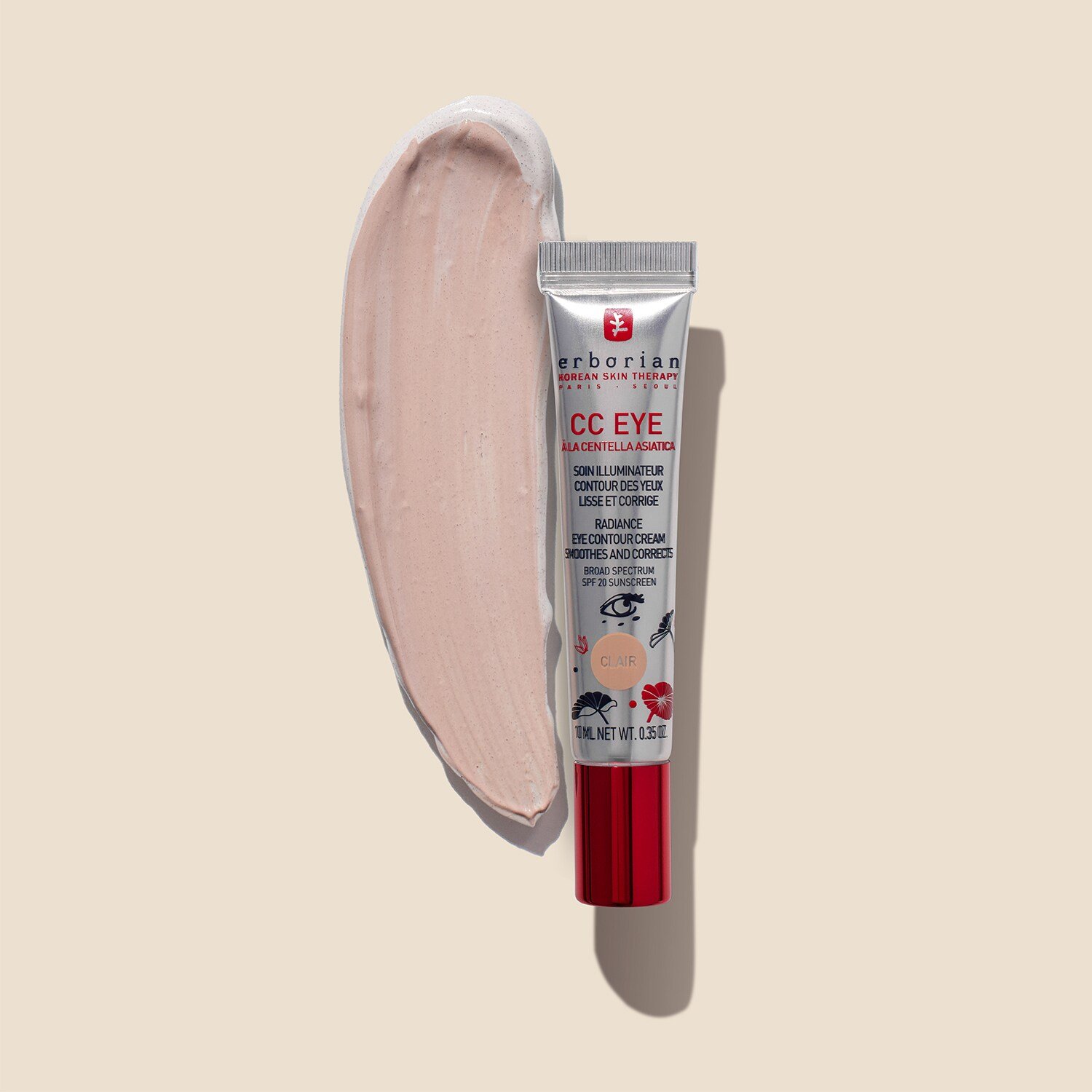 Erborian CC Eye Crème Contour des Yeux à la Centella Asiatica  كريم سي سي للعين من إربوريان