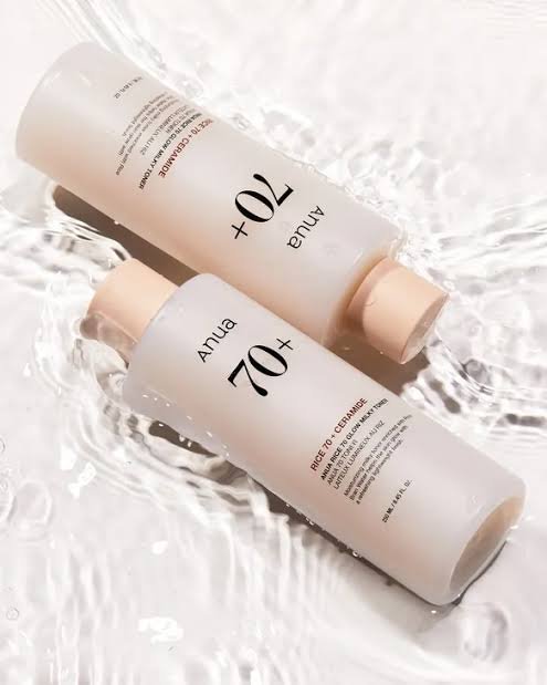 تونر التوهج بخلاصة الأرز من انوا | ANUA Rice 70 Glow milky Toner