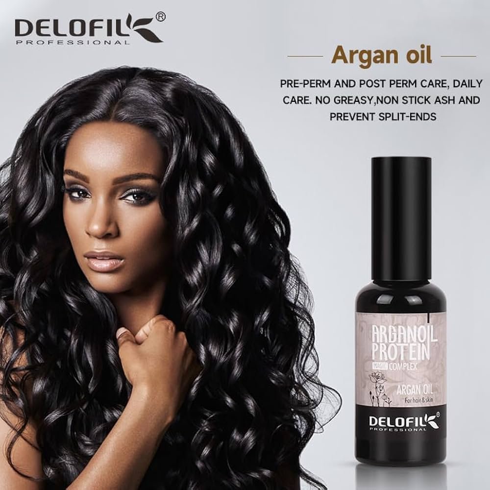Delofil Professional Argan Oil For Hair and Skin 50ml زيت الأرجان ديلوفيل بروفيشنال للشعر والبشرة 50 مل