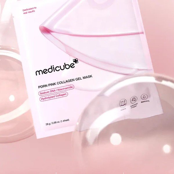 قناع جل الكولاجين الوردي PDRN من ميديكوب MEDICUBE PDRN Pink Collagen Gel Mask