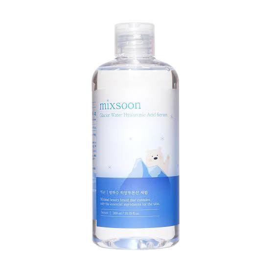 Mixsoon Glacier Water Hyaluronic Acid Serum ميكسون الجليدي المائي مصل حمض الهيالورونيك لتهدئة البشرة وترطيبها