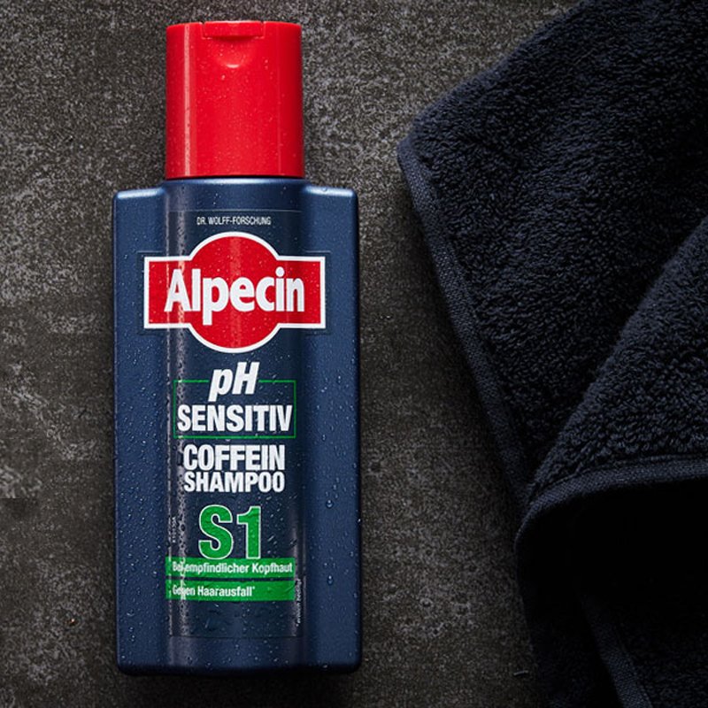 Alpecin pH Sensitive S1 Caffeine shampoo شامبو ألبيسين بي اتش سينسيتيف إس 1 بالكافيين