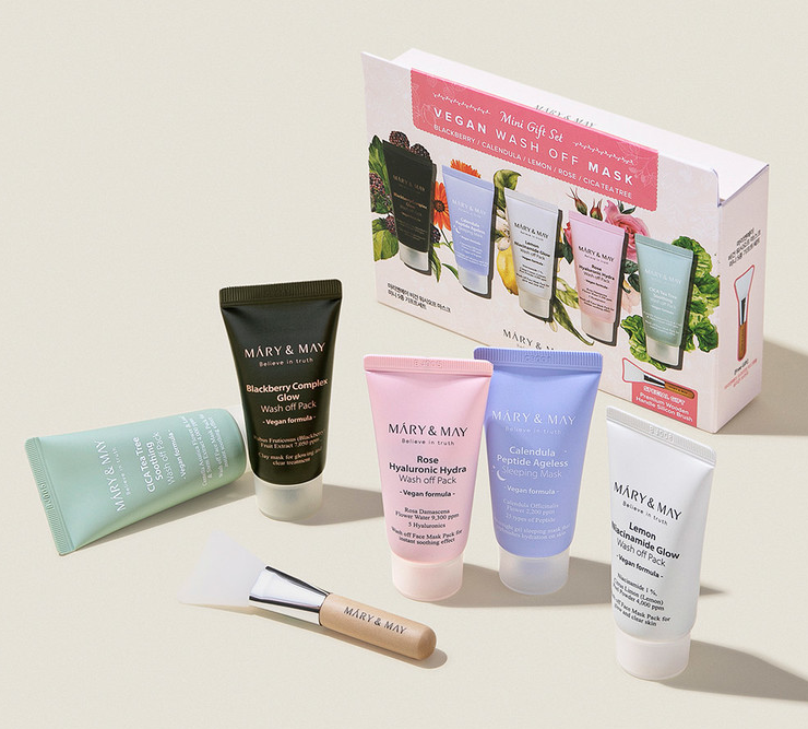 Mary&May Vegan Wash off Mask Mini Gift Set