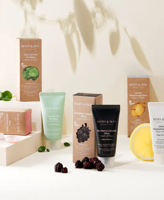 Mary&May Vegan Wash off Mask Mini Gift Set