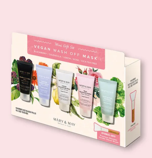 Mary&May Vegan Wash off Mask Mini Gift Set