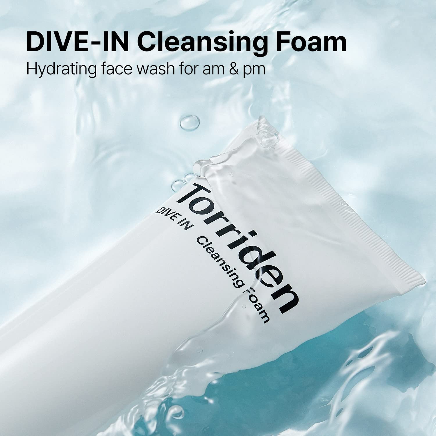 Torriden DIVE-IN Low Molecular Hyaluronic Acid Cleansing Foam رغوة تنظيف بحمض الهيالورونيك