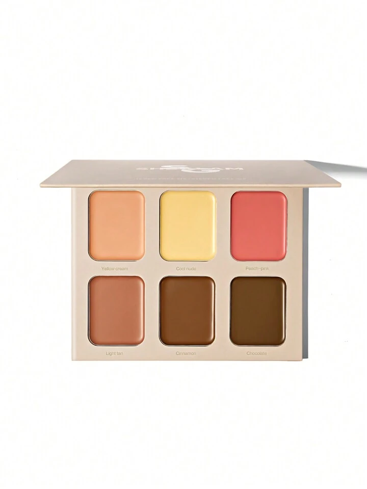 Sheglam Stereo face six palette باليت كونتور متعدد الألوان من شيجلام