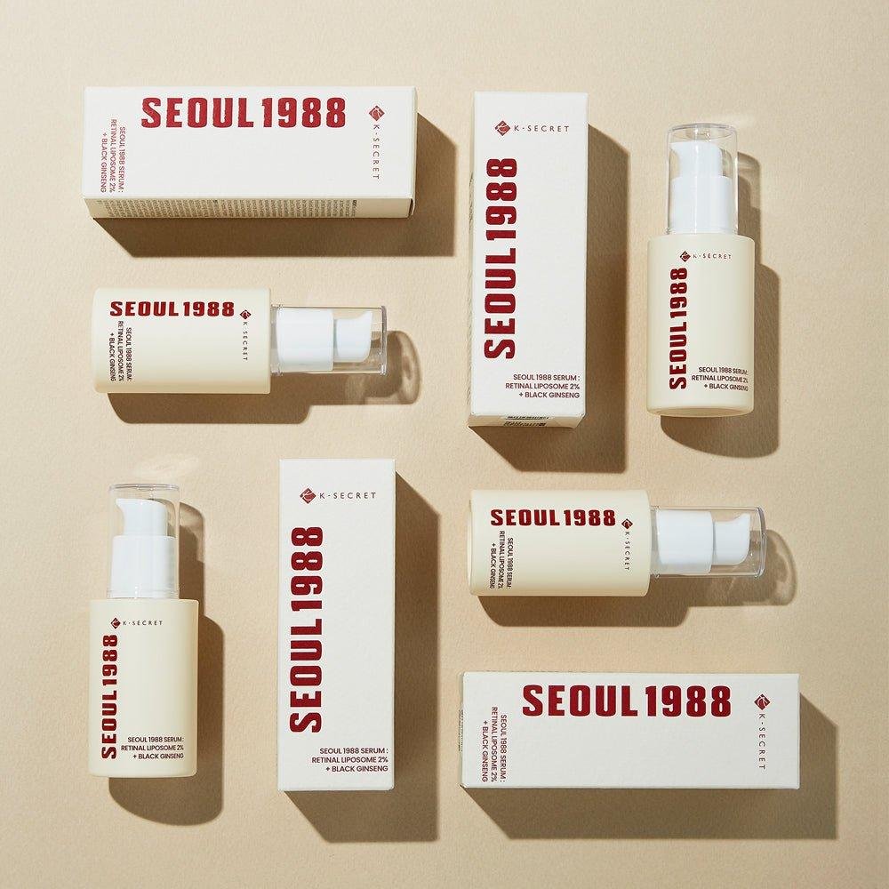 KSECRET SEOUL 1988 Serum : Retinal Liposome 2% + Black Ginseng سيروم محاربة الشيخوخة والعناية بالمسام بالريتينال من كيه سيكريت