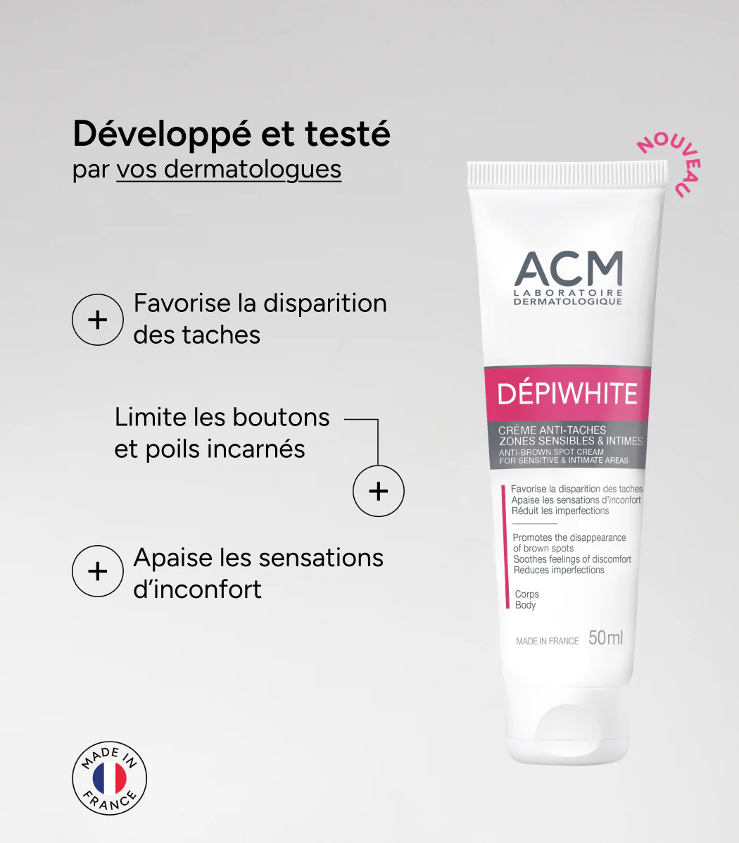 ACM Dépiwhite Crème Anti-taches Zones Sensibles & Intimes كريم ACM Dépiwhite المضاد للبقع للمناطق الحساسة والحميمة