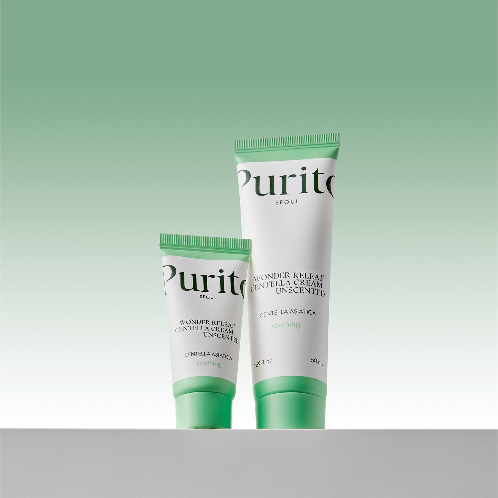 Purito Wonder Releaf  Centella Mini Kit Unscented  مجموعة بوريتو ووندر ريليف سينتيلا الصغيرة غير المعطرة