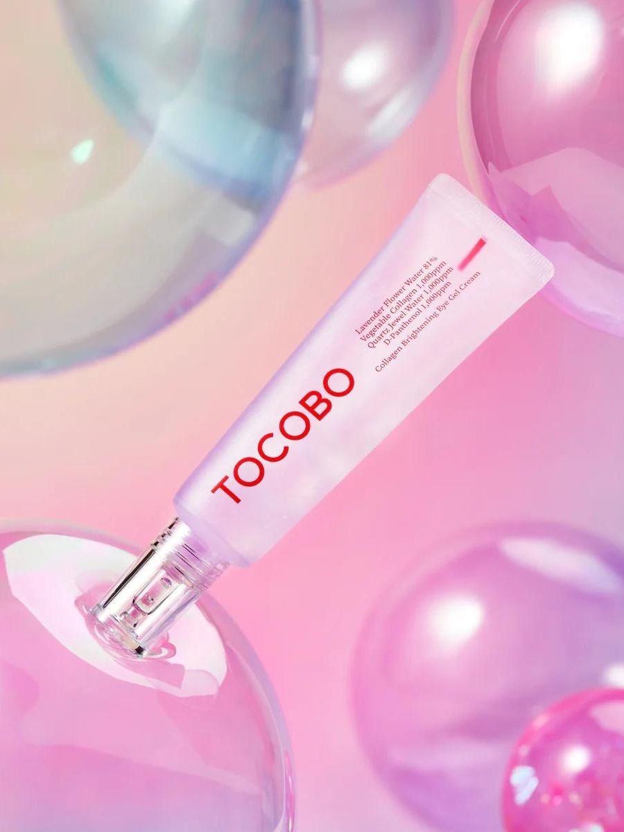TOCOBO COLLAGEN BRIGHTENING EYE GEL CREAM كريم جل تفتيح منطقة العين بالكولاجين