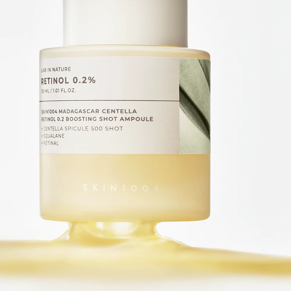 SKIN1004 Madagascar Centella Retinol 0.2 Boosting Shot Ampoule 30ml أمبول الريتينول 0.2% بتركيبة السنتيلا