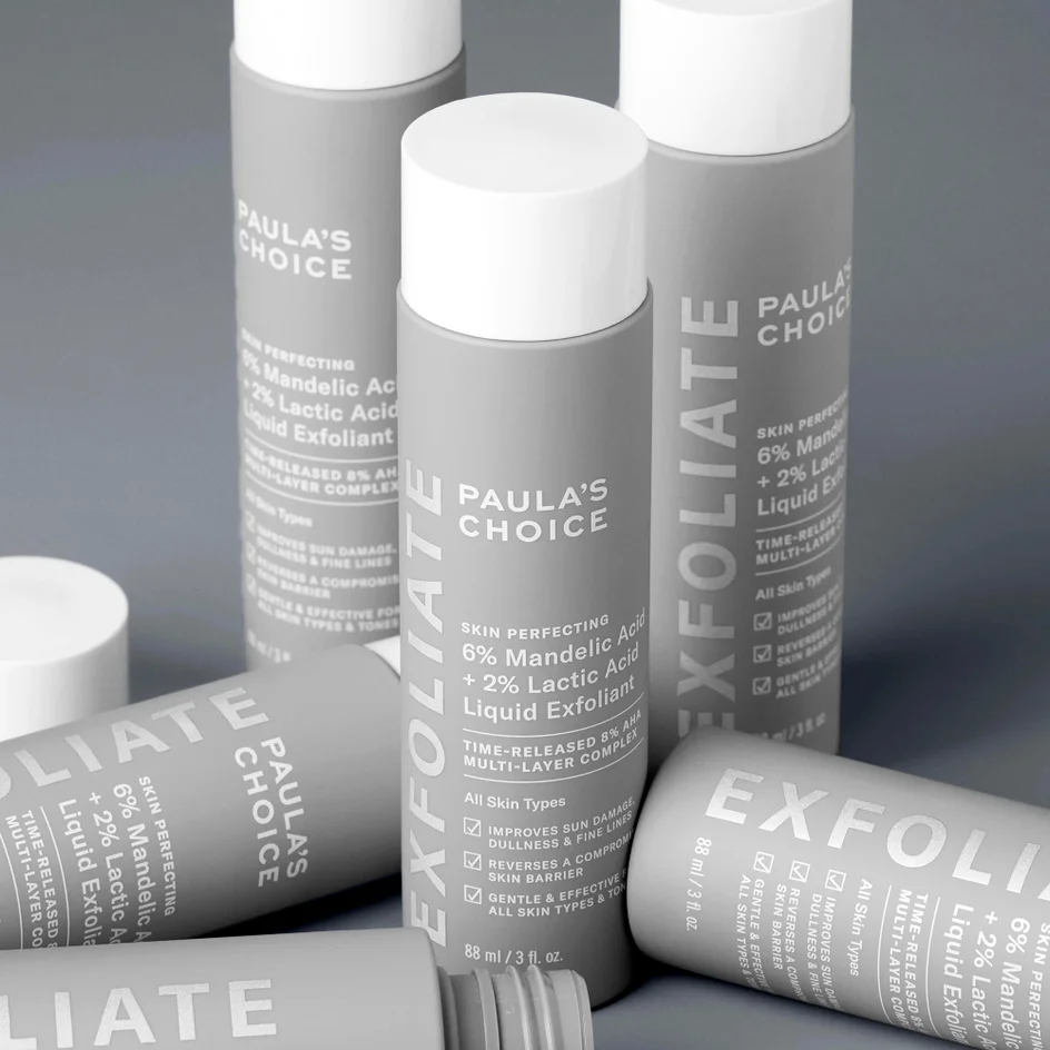 Paula’s Choice 6% Mandelic Acid + 2% Lactic Acid Liquid Exfoliant 30 ml  مقشر سائل يحتوي على 6% حمض الماندليك + 2% حمض اللاكتيك