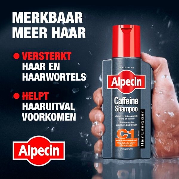 Alpecin Caféine Shampooing C1 250 ml شامبو الكافيين لمنع تساقط الشعر