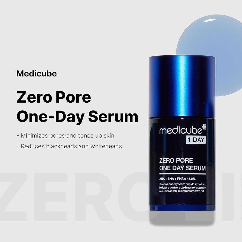 Medicube Zero Pore One-day Serum 30 ml سيروم القضاء على المسلم زيرو بور من ميديكوب 30 مل