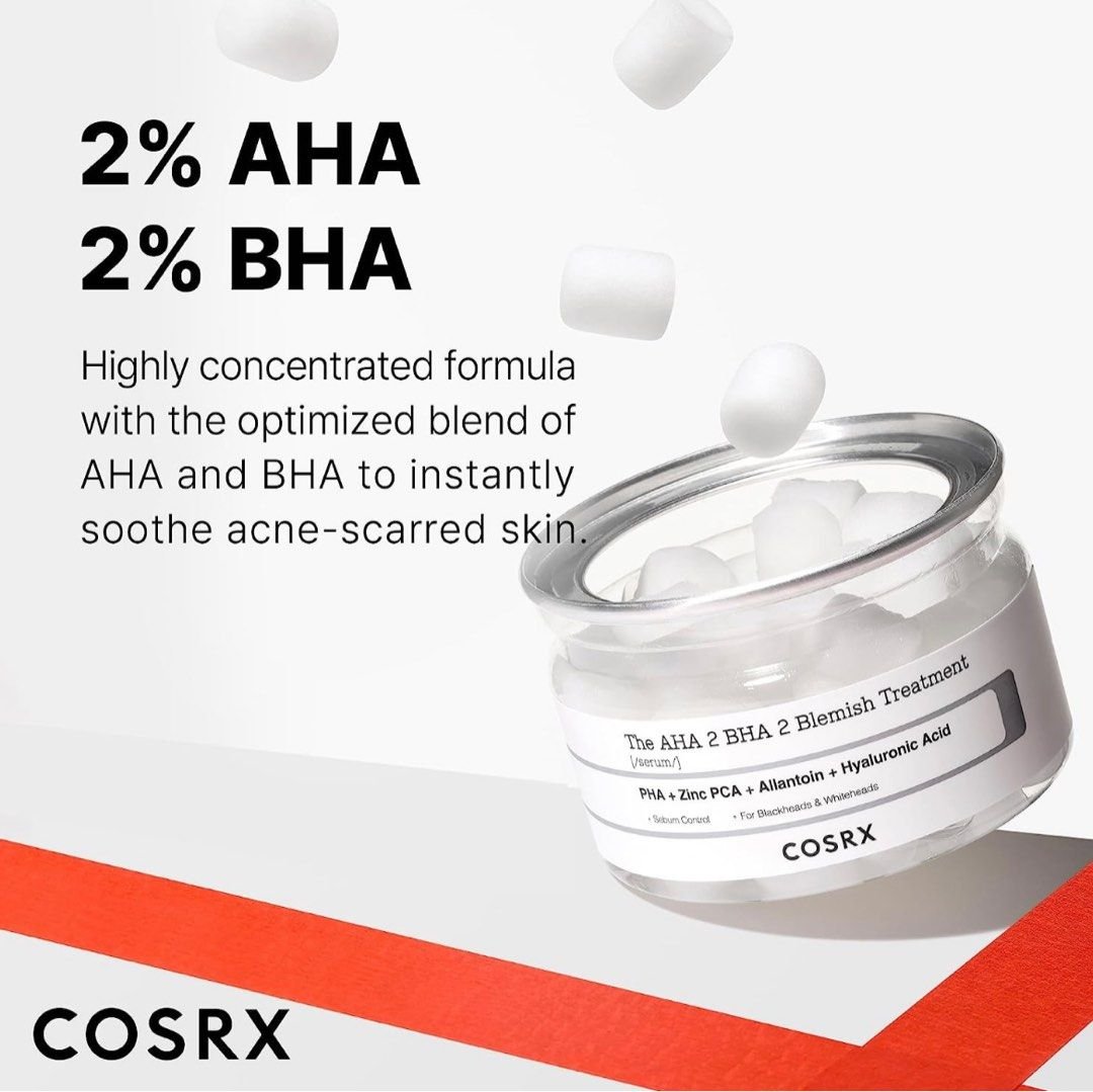 COSRX THE AHA 2 BHA 2 BLEMISH TREATMENT SERUM 120G مصل معالجة العيوب