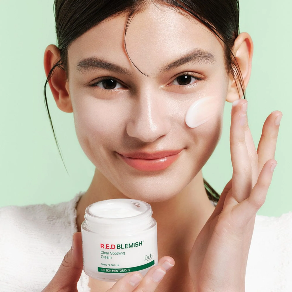 Dr.G – R.E.D Blemish Clear Soothing Cream 70ml كريم ملطف و مرطب من دكتور جي 70 مل