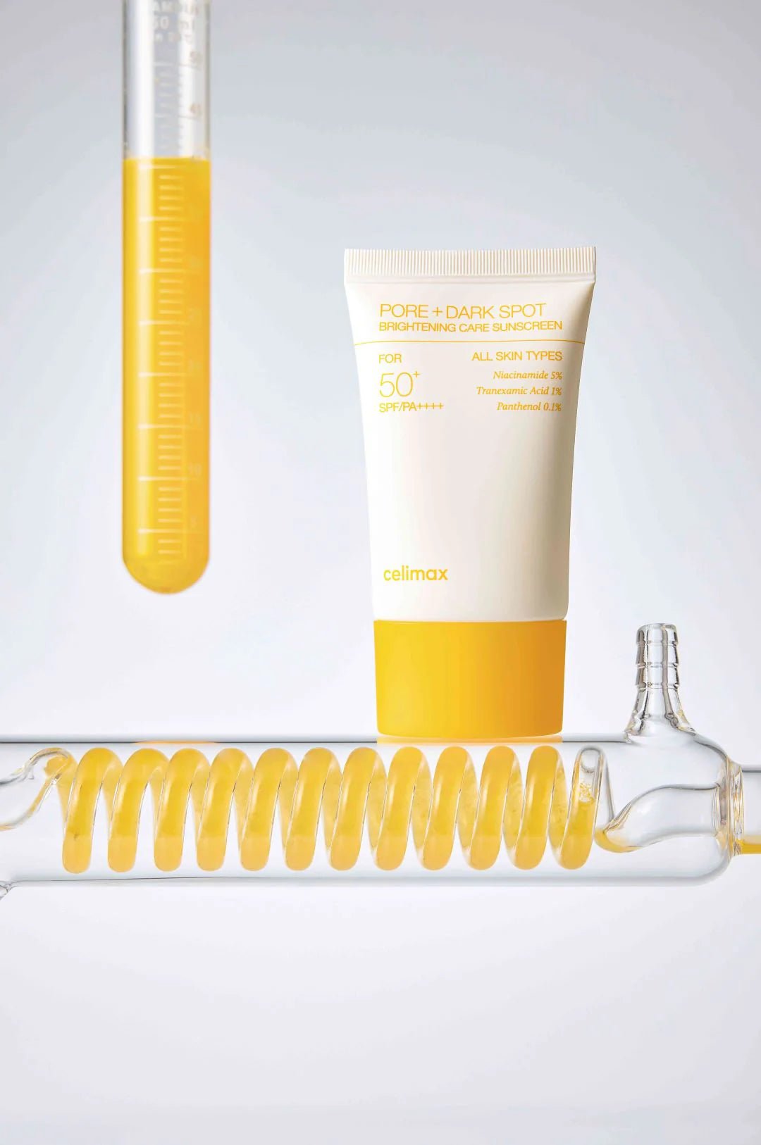 Celimax Pore + Dark Spot Brightening Care Sunscreen SPF50+ PA++++ واقي شمس كوري لتفتيح التصبغات