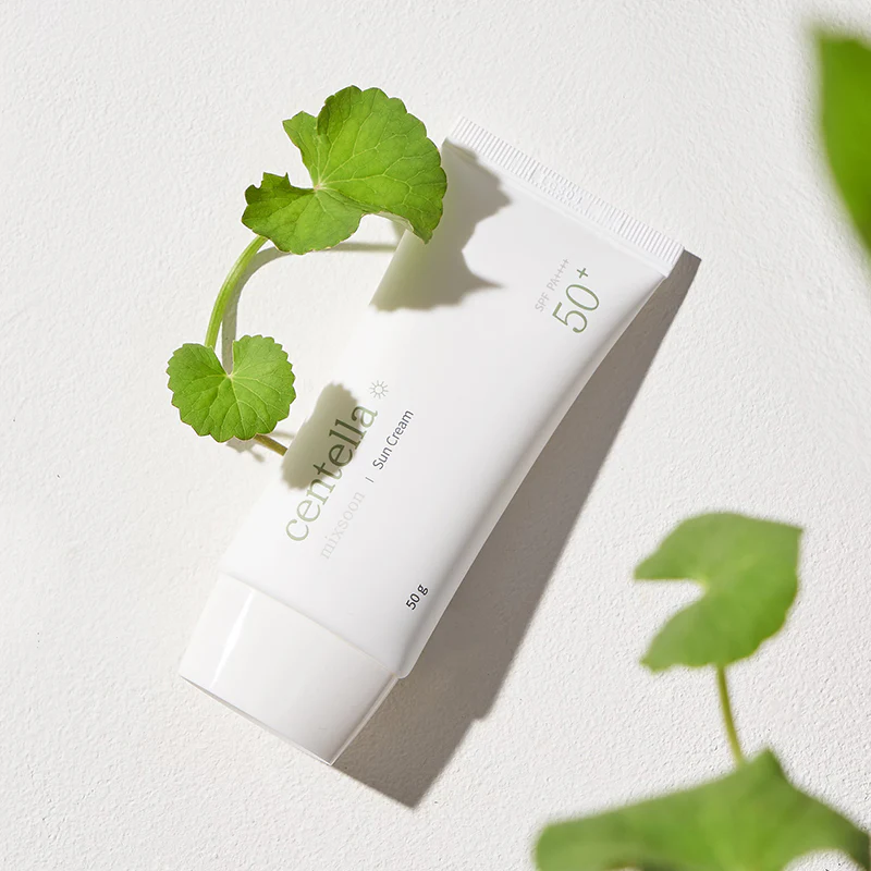 ++++MIXSOON Centella Crema Solar SPF 50+ PA كريم بخلاصة السنتيلا مع عامل حماية من الشمس 50+