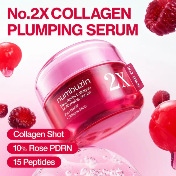 NUMBUZIN ROSE PDRN COLLAGEN 2X PLUMPING SERUM 30ML