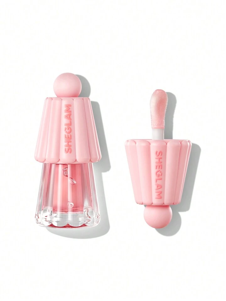 SHEGLAM JELLY WOW HYDRATING LIP OIL 5G شيجلام زيت مرطب للشفاه مع غليتر
