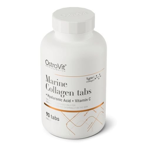 OstroVit Marine Collagen + Hyaluronic Acid + Vitamin C 120 capsules كولاجين بحري + حمض الهيالورونيك + فيتامين سي من أوستروفيت 120 كبسولة