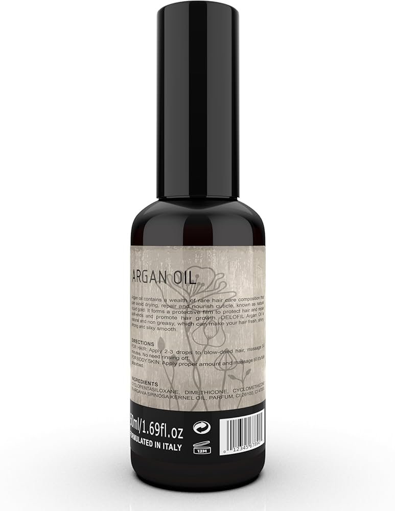 Delofil Professional Argan Oil For Hair and Skin 50ml زيت الأرجان ديلوفيل بروفيشنال للشعر والبشرة 50 مل