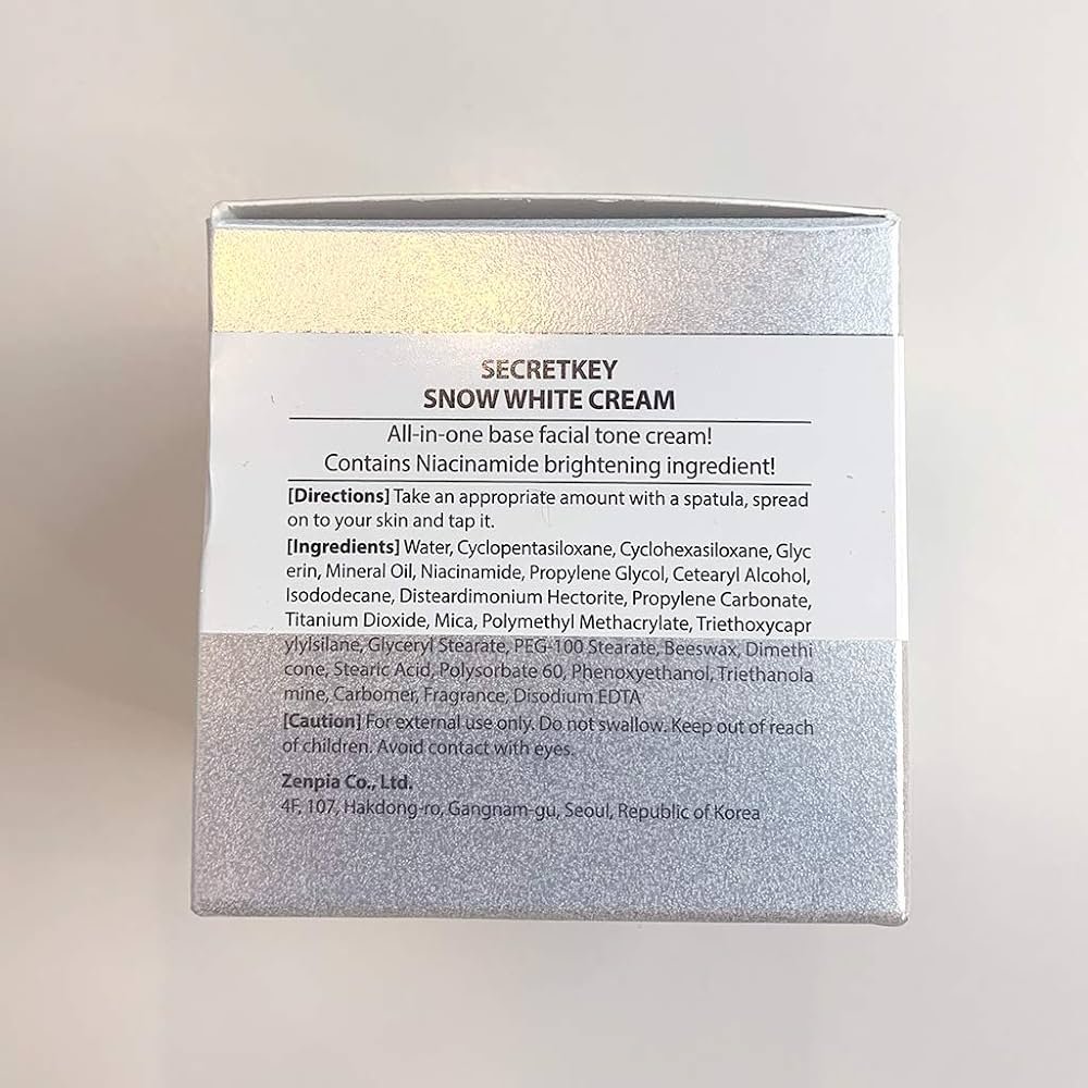 كريم التفتيح والتبيض الكوري Secret Key Snow White Cream