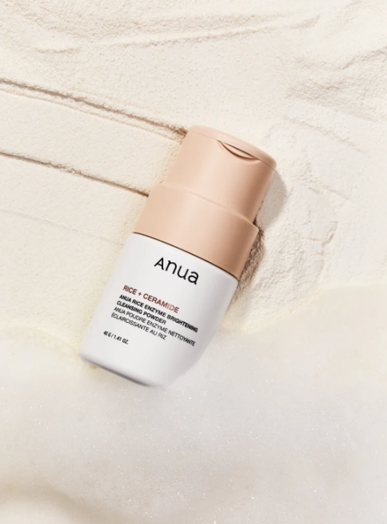 مسحوق تنظيف و تفتيح البشرة من أنوا Anua Rice Enzyme Brightening Cleansing Powder