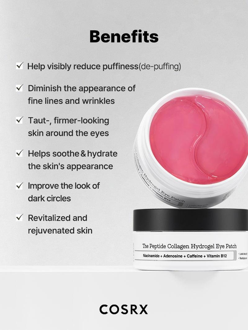 The Peptide Collagen Hydrogel Eye Patch رقعة العين من هيدروجيل الكولاجين الببتيد