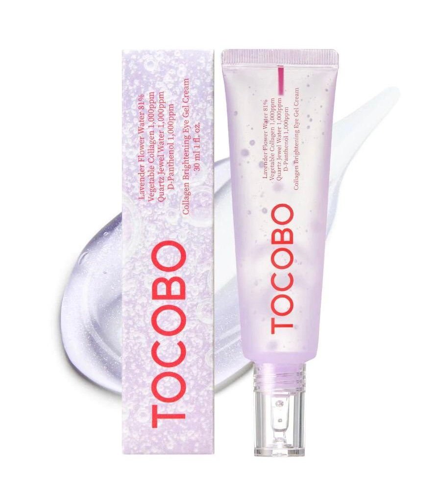 TOCOBO COLLAGEN BRIGHTENING EYE GEL CREAM كريم جل تفتيح منطقة العين بالكولاجين