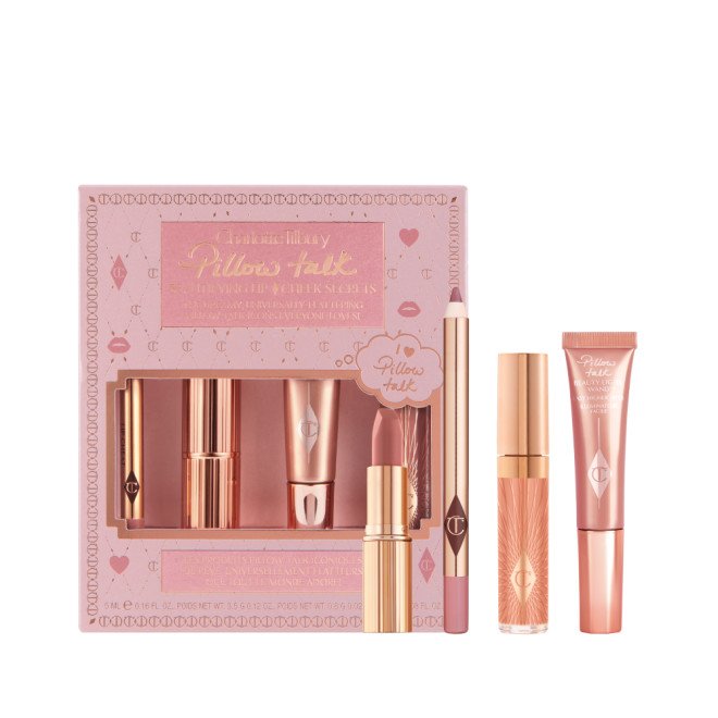Charlotte Tilbury Pillow Talk Beautifying Lip And Cheek Secrets مجموعة بيلو توك أسرار تجميل الشفاه والخدود من شارلوت تيلبوري