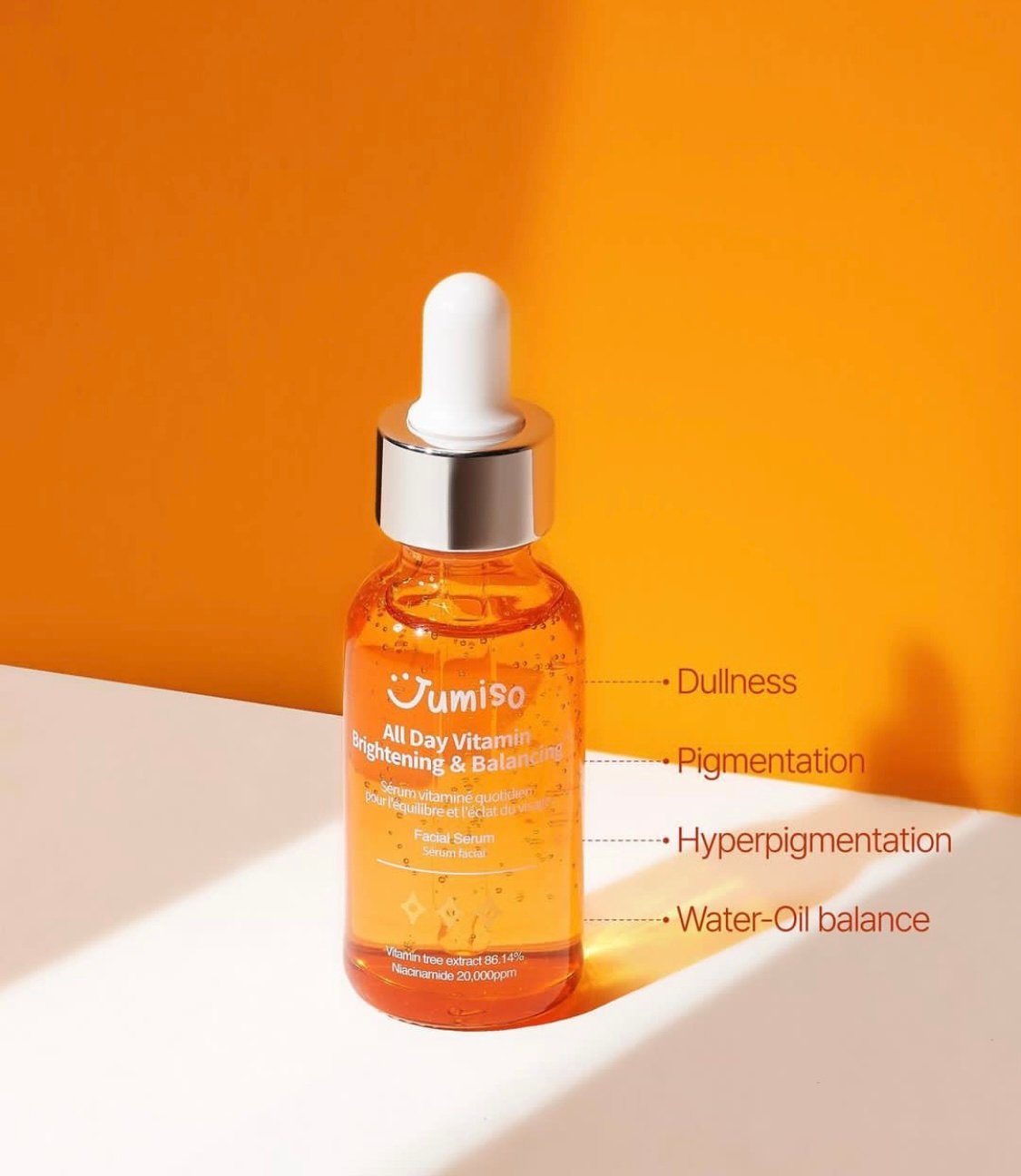 Jumiso – All day Vitamin Brightening & Balancing Facial Serum 30ml – سيروم التفتيح اليومي بالفيتامينات من جوميسو 30 مل