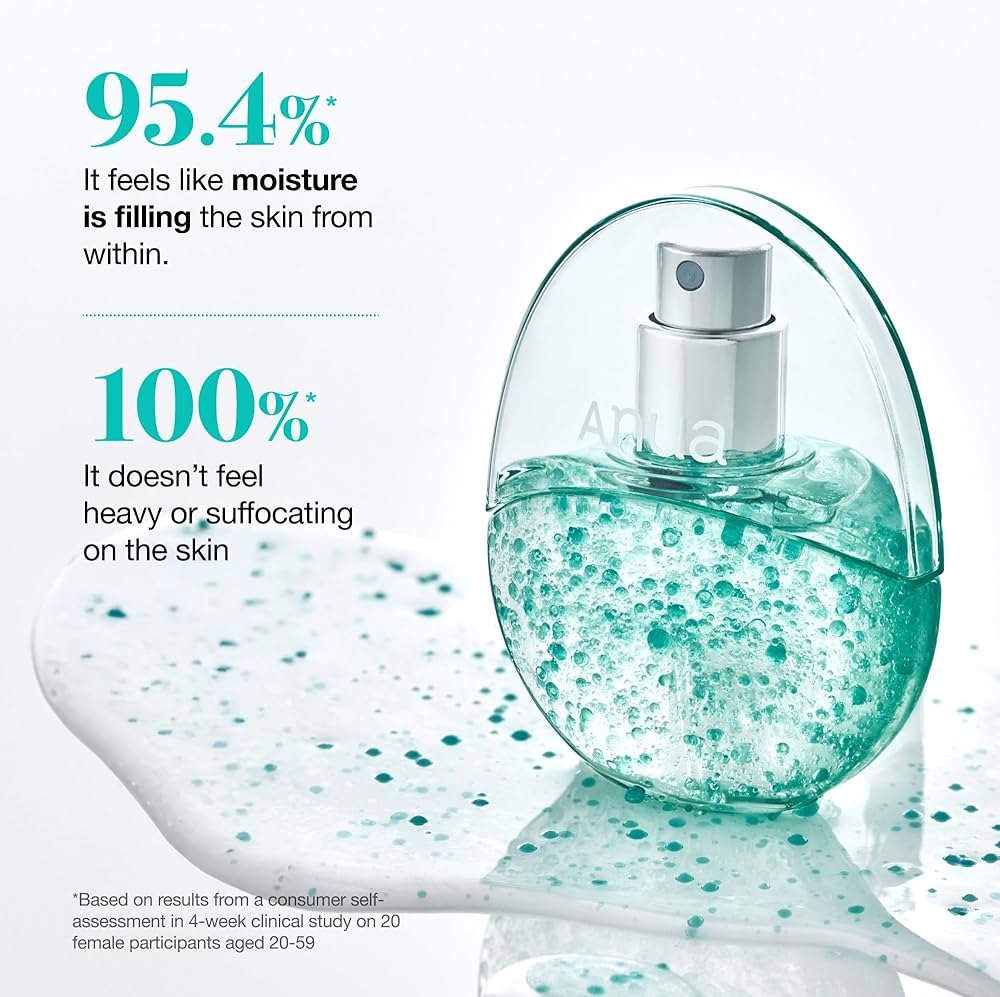 ANUA PDRN Collagen Glow Facial Serum Spray, Hydrating Face Mist, Hyaluronic Acid, dewy glass finish, All Skin Types, Instant Plumping Hydration, Firming Care, Korean Skincare, 1.01 fl oz