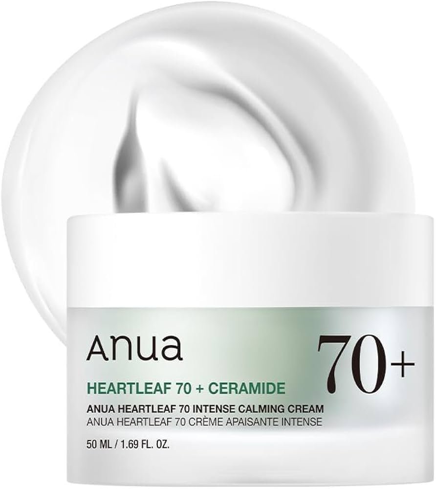 ANUA HEARTLEAF 70% INTENSE CALMING CREAM ترطيب مكثف ومهدئ