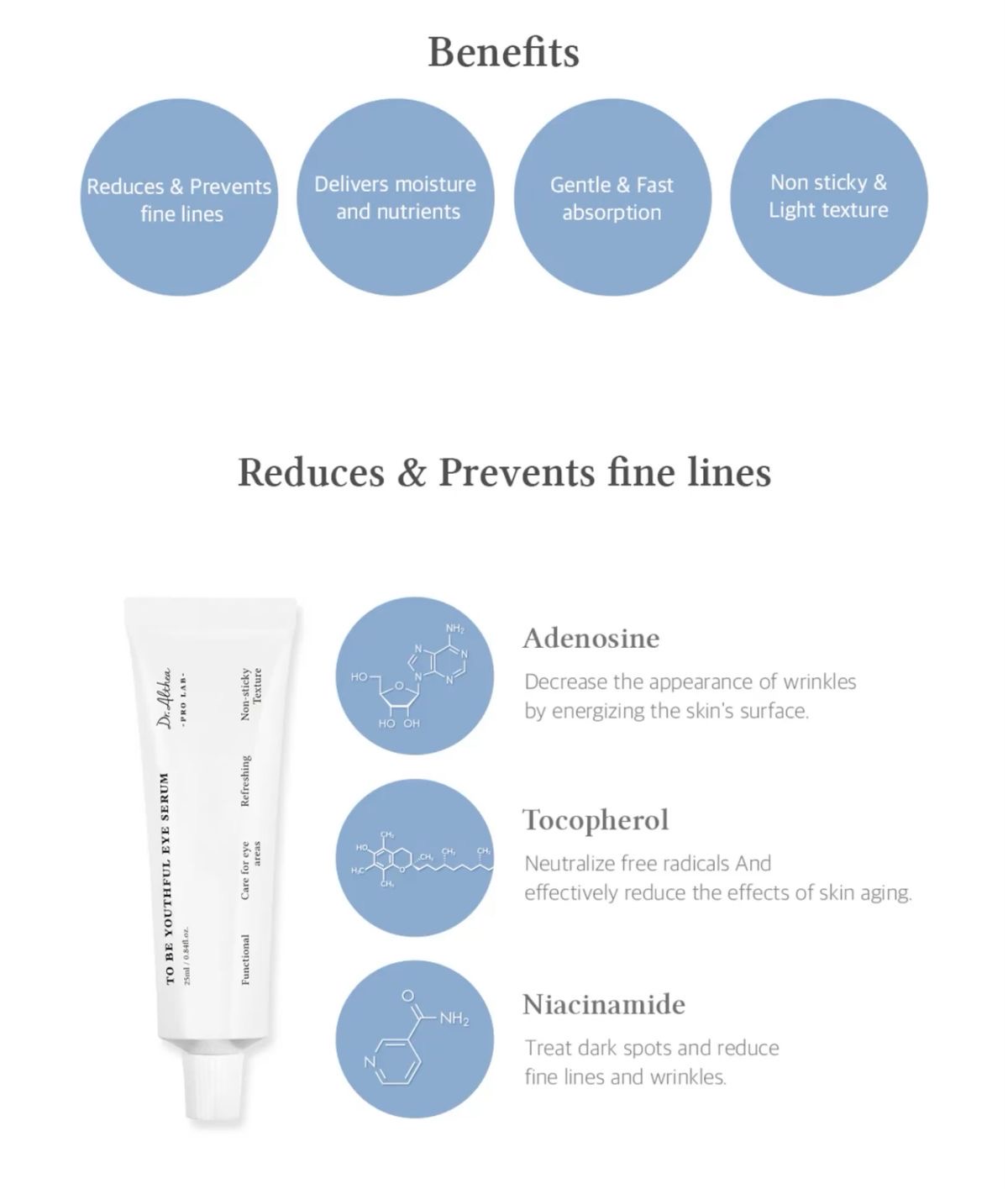 To be youthful eye serum 25 ml
