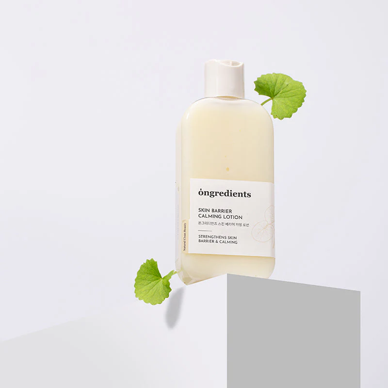 ONGREDIENTS Skin Barrier Calming Lotion EX, Hydrating Lotion for Smooth Makeup Prep & Glowy Skin, Under Makeup Facial Lotion, GHK-Cu Peptide, Collagen, Korean Skincare, 5.07 fl. oz. / 150ml