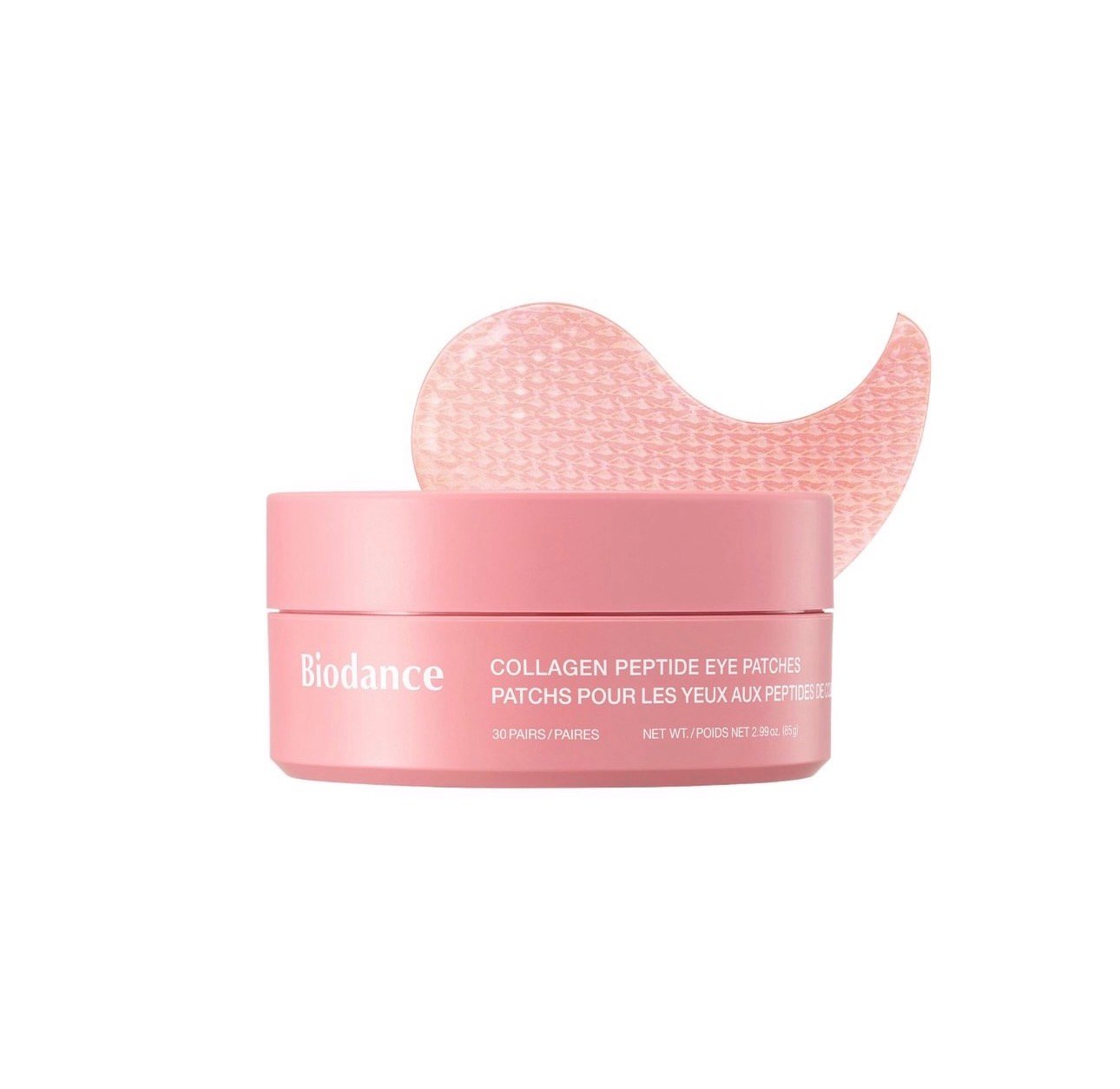 BIODANCE Collagen Peptide Eye Patches, Anti Wrinkle & Smile Line Patches for Face, Under Eye Mask for Fine Lines & Eye Bags, Travel Essentials & Self Care Gifts for Women, Korean Skin Care (60 Count)
