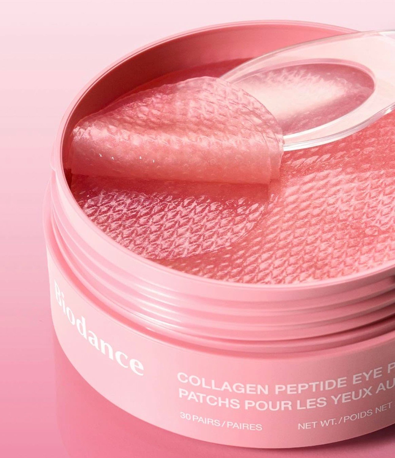 BIODANCE Collagen Peptide Eye Patches, Anti Wrinkle & Smile Line Patches for Face, Under Eye Mask for Fine Lines & Eye Bags, Travel Essentials & Self Care Gifts for Women, Korean Skin Care (60 Count)