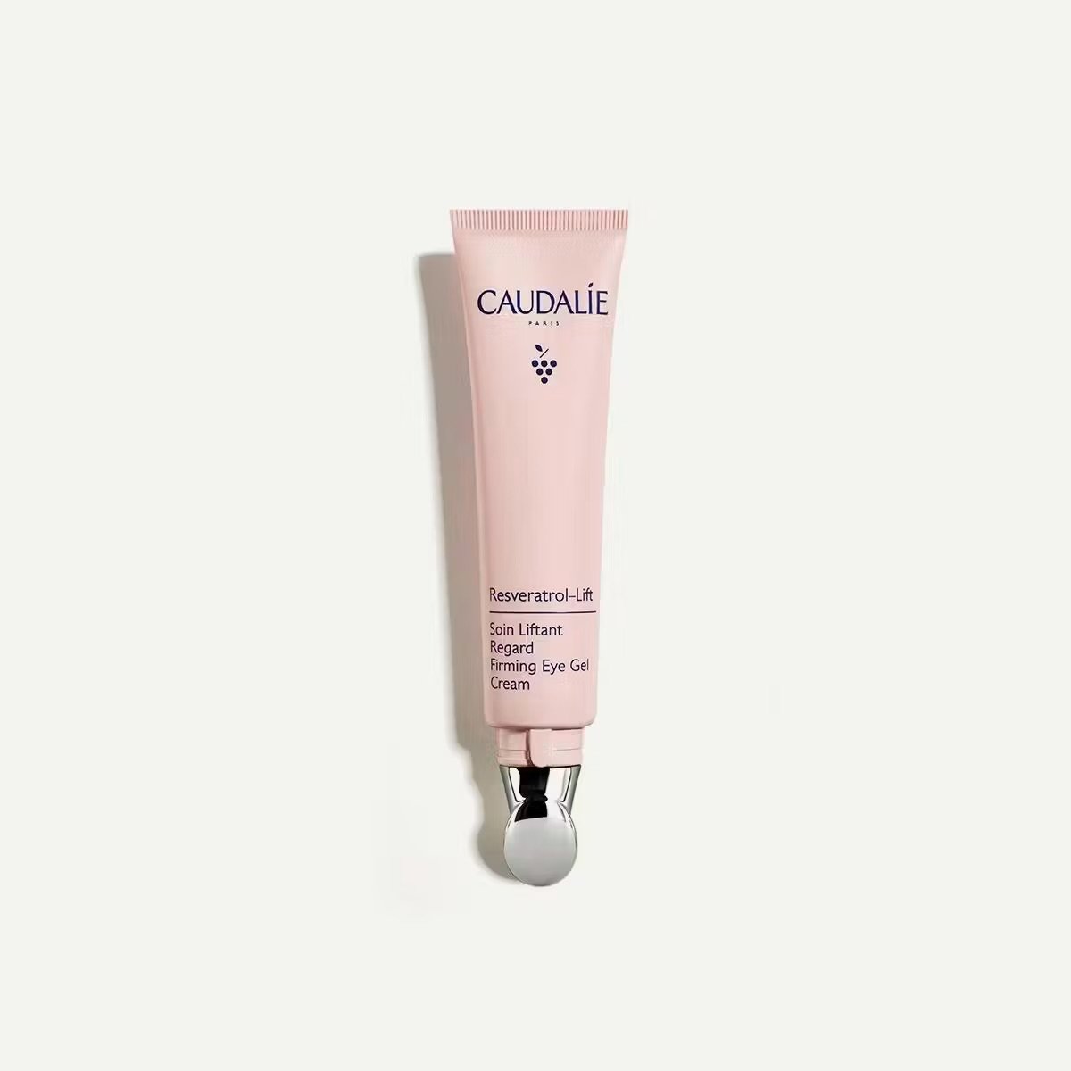 Caudalie Resveratrol-Lift Firming Depuffing Eye Gel Cream with Peptides, Hyaluronic Acid, and Vegan Collagen I – 15 mL