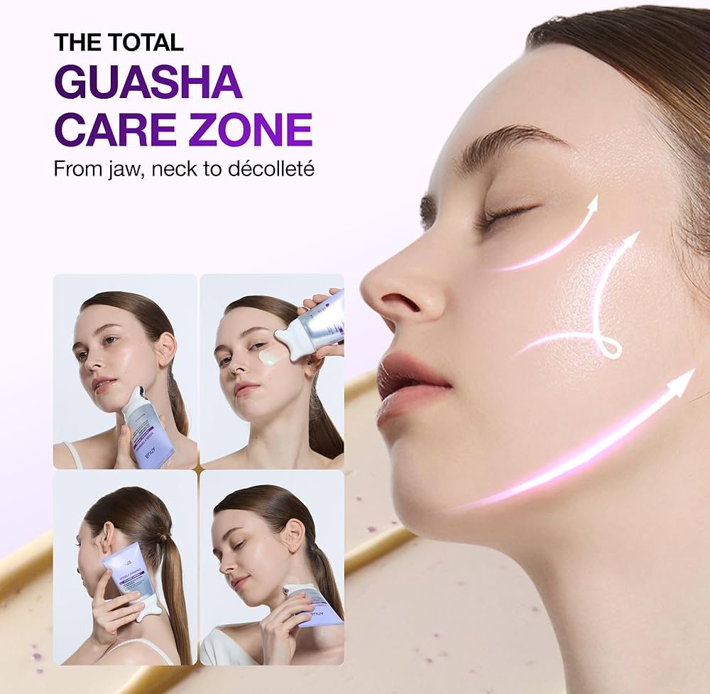 ANUA Collagen Retinol Refining Gua Sha Cream, Neck Cream For Lifting & Firming, Jawline to Décolleté, Daily Moisturizer, Fine Line Care, Neck Massager, Korean Skin Care, 2.7fl.oz