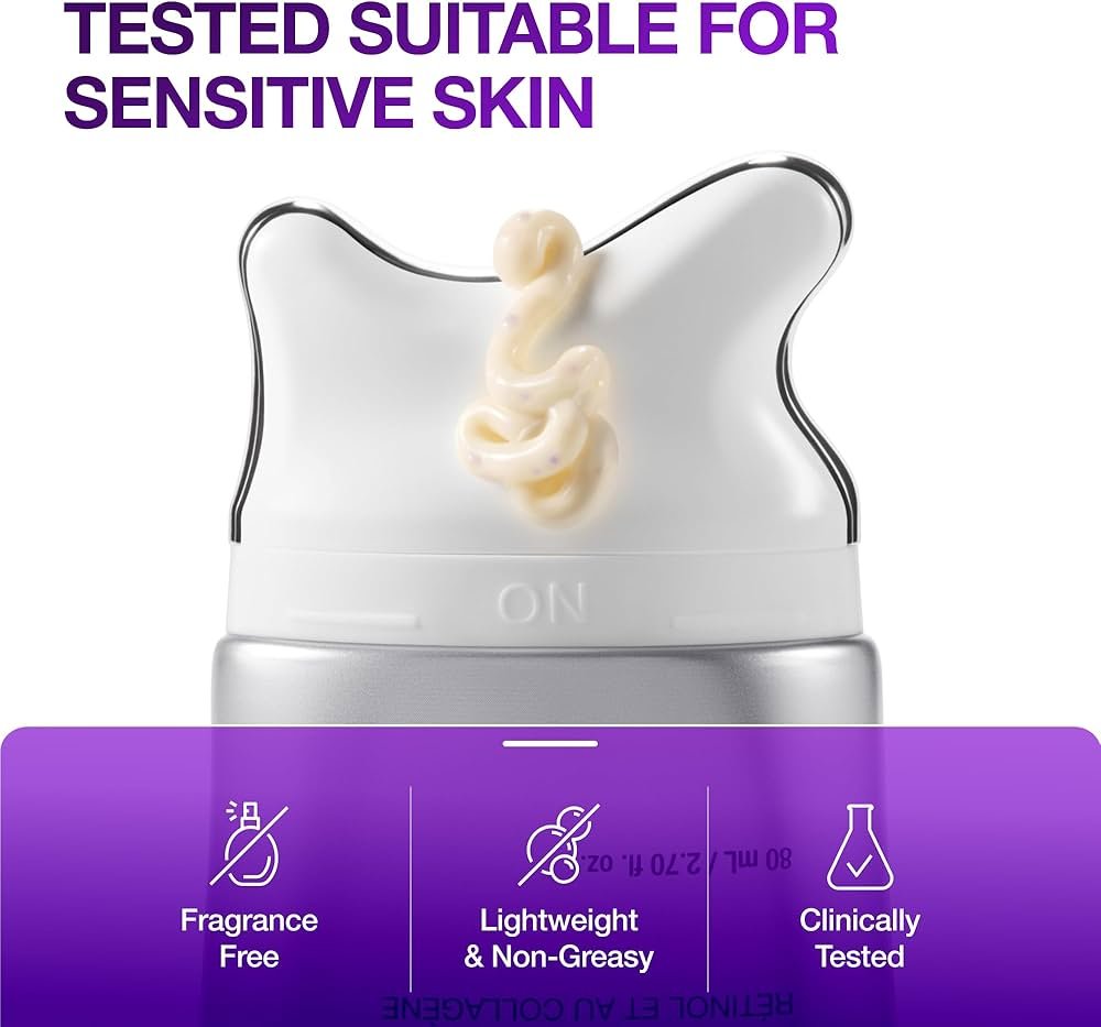 ANUA Collagen Retinol Refining Gua Sha Cream, Neck Cream For Lifting & Firming, Jawline to Décolleté, Daily Moisturizer, Fine Line Care, Neck Massager, Korean Skin Care, 2.7fl.oz